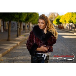 Jacheta Bucati Vizon Bordo cu Vulpe